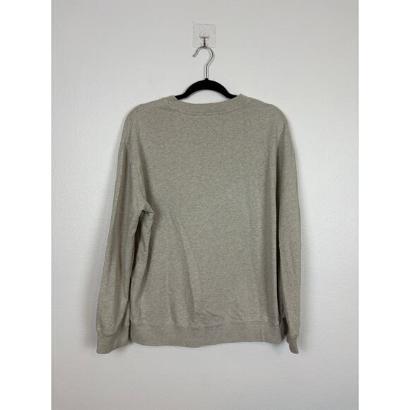 All Saints Seaside Marl Crewneck Pullover Relaxed Sweater Medium - Picture 3 of 5